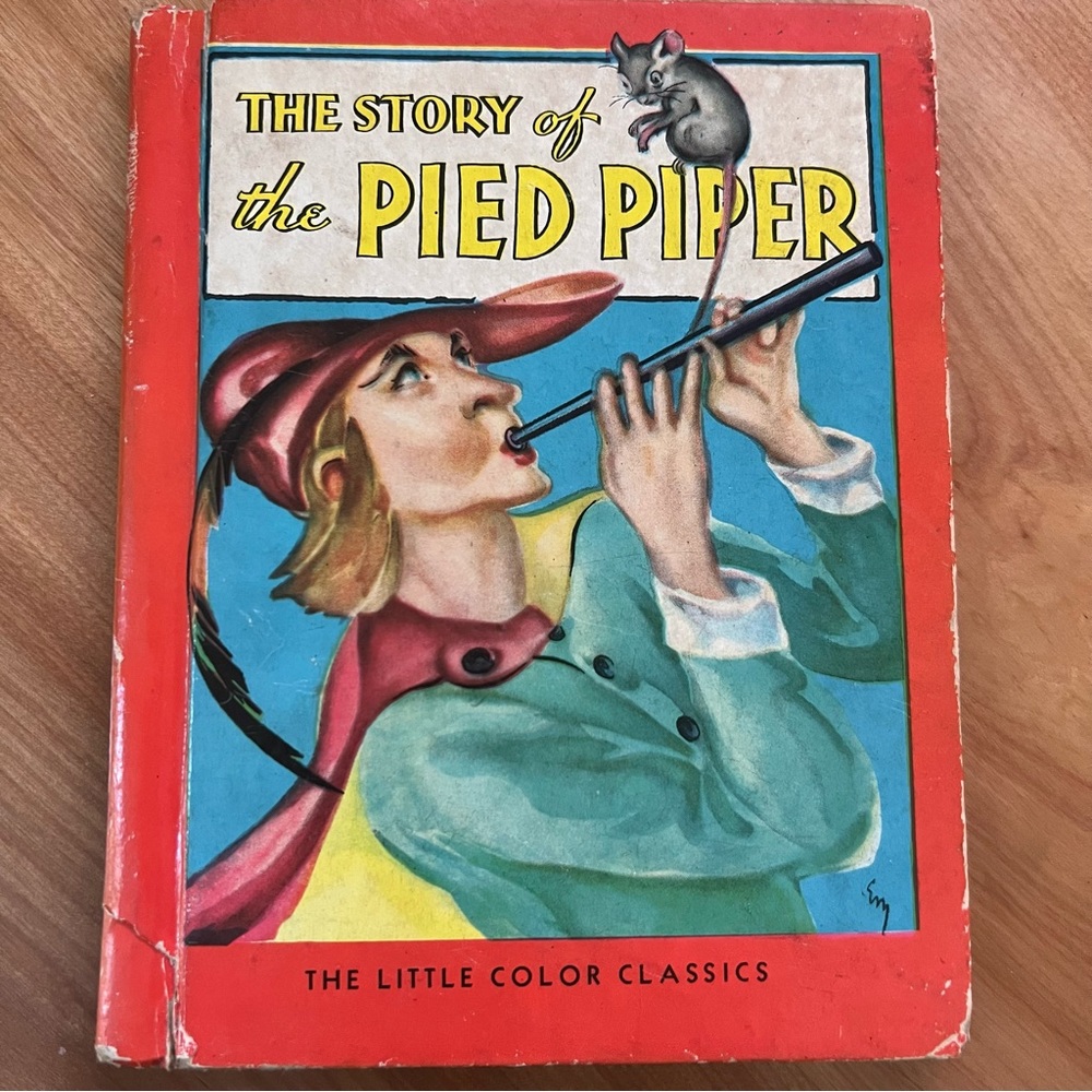 VINTAGE 1938 LITTLE COLOR CLASSICS CHILDREN’S BOOK “THE STORY OF THE PIE…